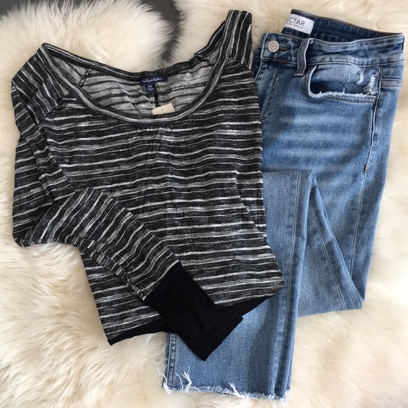 American Eagle Outfitters Hi-Lo Hem Top, One Size - Picture 7 of 11